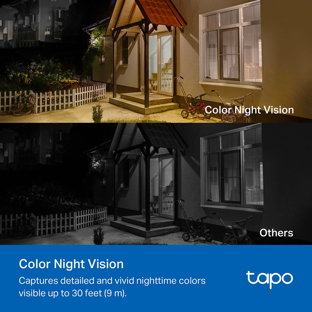 TP-Link Tapo C410 KIT ชุดกล้องวงจรปิดคมชัด 2K 3MP พร้อมแผงโซลาร์เซลล์ Solar-Powered Security Camera Kit