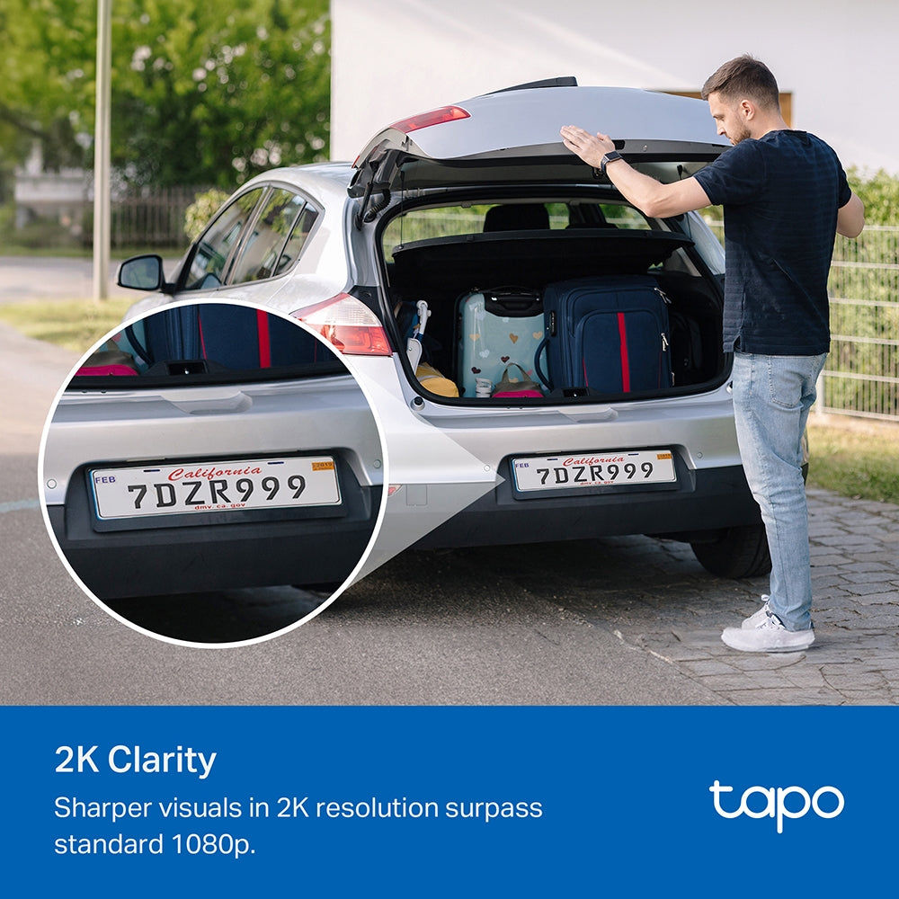 TP-Link Tapo C410 KIT ชุดกล้องวงจรปิดคมชัด 2K 3MP พร้อมแผงโซลาร์เซลล์ Solar-Powered Security Camera Kit
