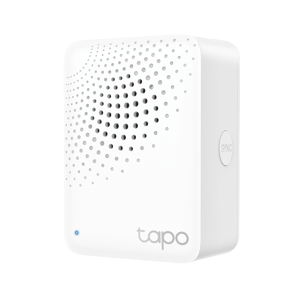 TP-Link Tapo H100 Smart Hub with Chime ฮับสำหรับเชื่อมต่ออุปกรณ์ Tapo Smart Home ได้สูงสุด 64 อุปกรณ์ รับประกัน 2 ปี