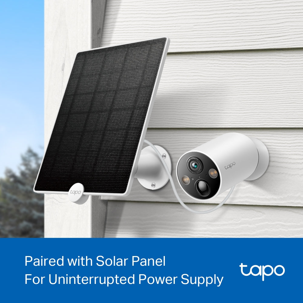 TP-Link Tapo C425 กล้องวงจรปิดไร้สาย 4MP 2K QHD IP66 / Tapo C425 KIT (ไม่มีฐานแม่เหล็ก) ชุดกล้องวงจรปิดพร้อมแผงโซลาร์เซลล์