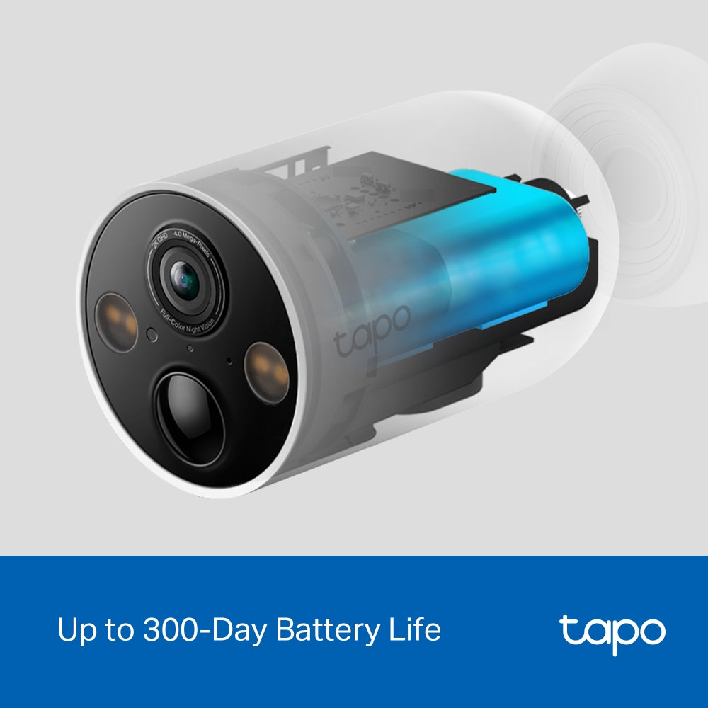 TP-Link Tapo C425 กล้องวงจรปิดไร้สาย 4MP 2K QHD IP66 / Tapo C425 KIT (ไม่มีฐานแม่เหล็ก) ชุดกล้องวงจรปิดพร้อมแผงโซลาร์เซลล์