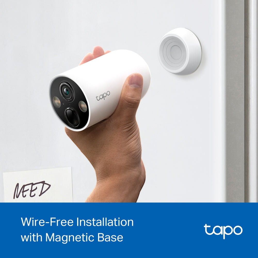 TP-Link Tapo C425 กล้องวงจรปิดไร้สาย 4MP 2K QHD IP66 / Tapo C425 KIT (ไม่มีฐานแม่เหล็ก) ชุดกล้องวงจรปิดพร้อมแผงโซลาร์เซลล์