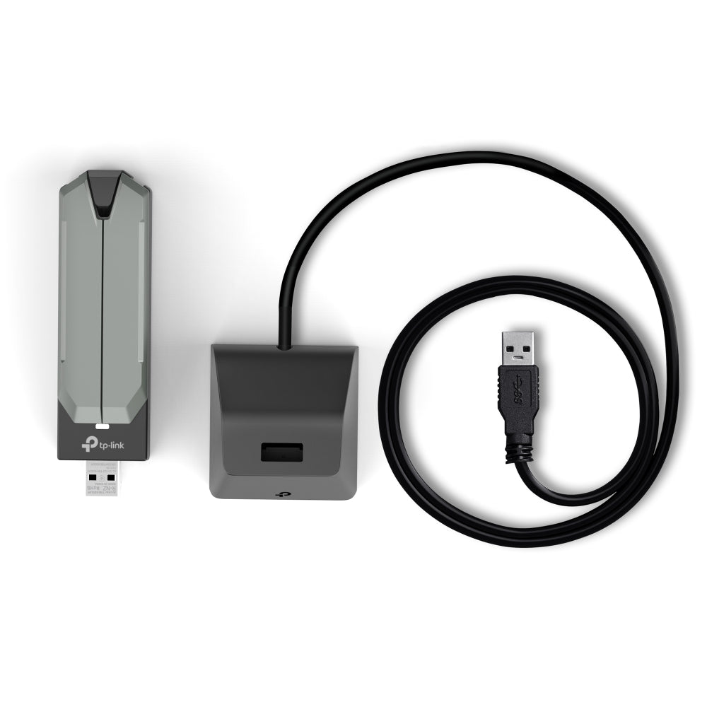 TP-Link Archer TBE400UH อะแดปเตอร์ Wi-Fi 7 BE6500 อะแดปเตอร์ USB ไร้สายกำลังขยายสูง Wi-Fi 7