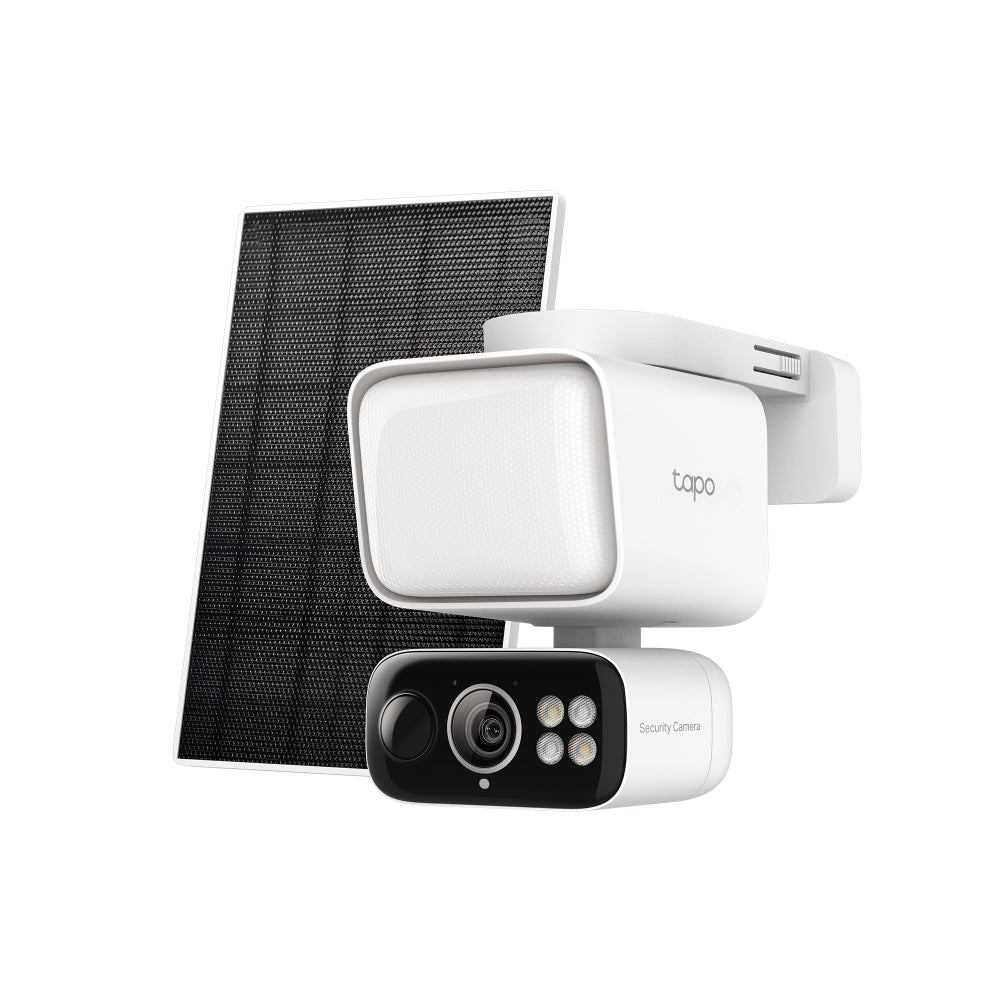 TP-Link Tapo C615F KIT กล้องวงจรปิด 2K พร้อมโซลาร์เซลล์ Solar-Powered Floodlight Pan/Tilt Security Camera Kit