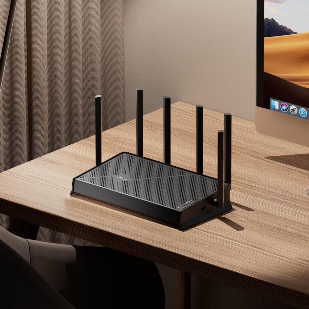 TP-Link Archer BE400 เราเตอร์ Wi-Fi 7 BE6500 Dual-Band Wi-Fi 7 รองรับ EasyMesh เพื่อสร้างเครือข่าย Wi-Fi ที่ครอบคลุม