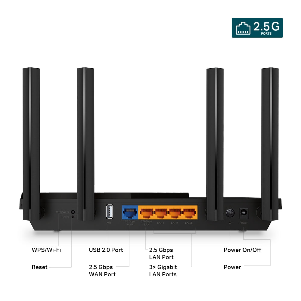 TP-Link Archer AX55 Pro Multi-Gigabit / AX55 Dual Band Gigabit เราเตอร์ WiFi 6 OFDMA เพลิดเพลินกับการเล่นเกมและการรับชมสตรีมมิ่งได้อย่างราบรื่น