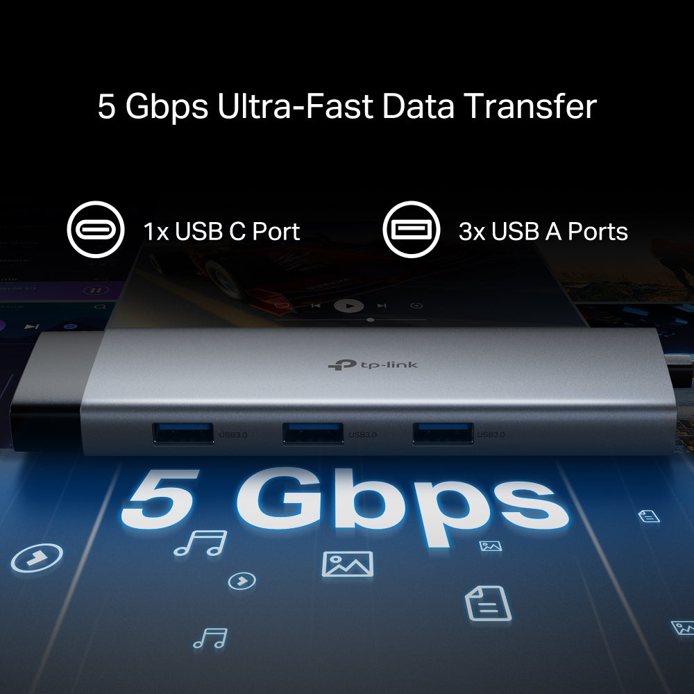 TP-Link UH9120C / UH7020C / UH6120C / UH5020C / UH3020C / UA520C / UA430C USB Type-C รับประกัน 2 ปี