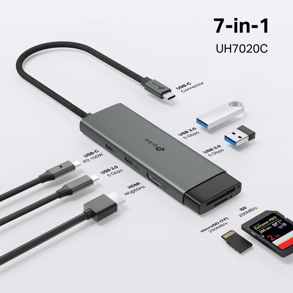 TP-Link UH9120C / UH7020C / UH6120C / UH5020C / UH3020C / UA520C / UA430C USB Type-C รับประกัน 2 ปี