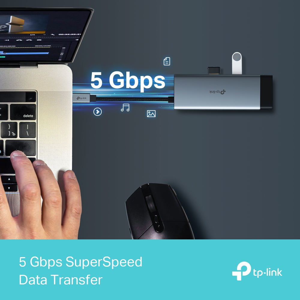TP-Link UH9120C / UH7020C / UH6120C / UH5020C / UH3020C / UA520C / UA430C USB Type-C รับประกัน 2 ปี