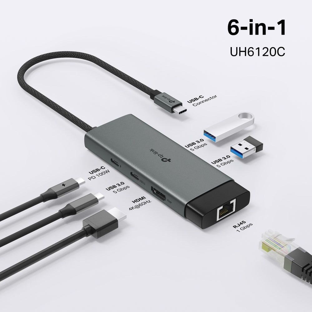 TP-Link UH9120C / UH7020C / UH6120C / UH5020C / UH3020C / UA520C / UA430C USB Type-C รับประกัน 2 ปี