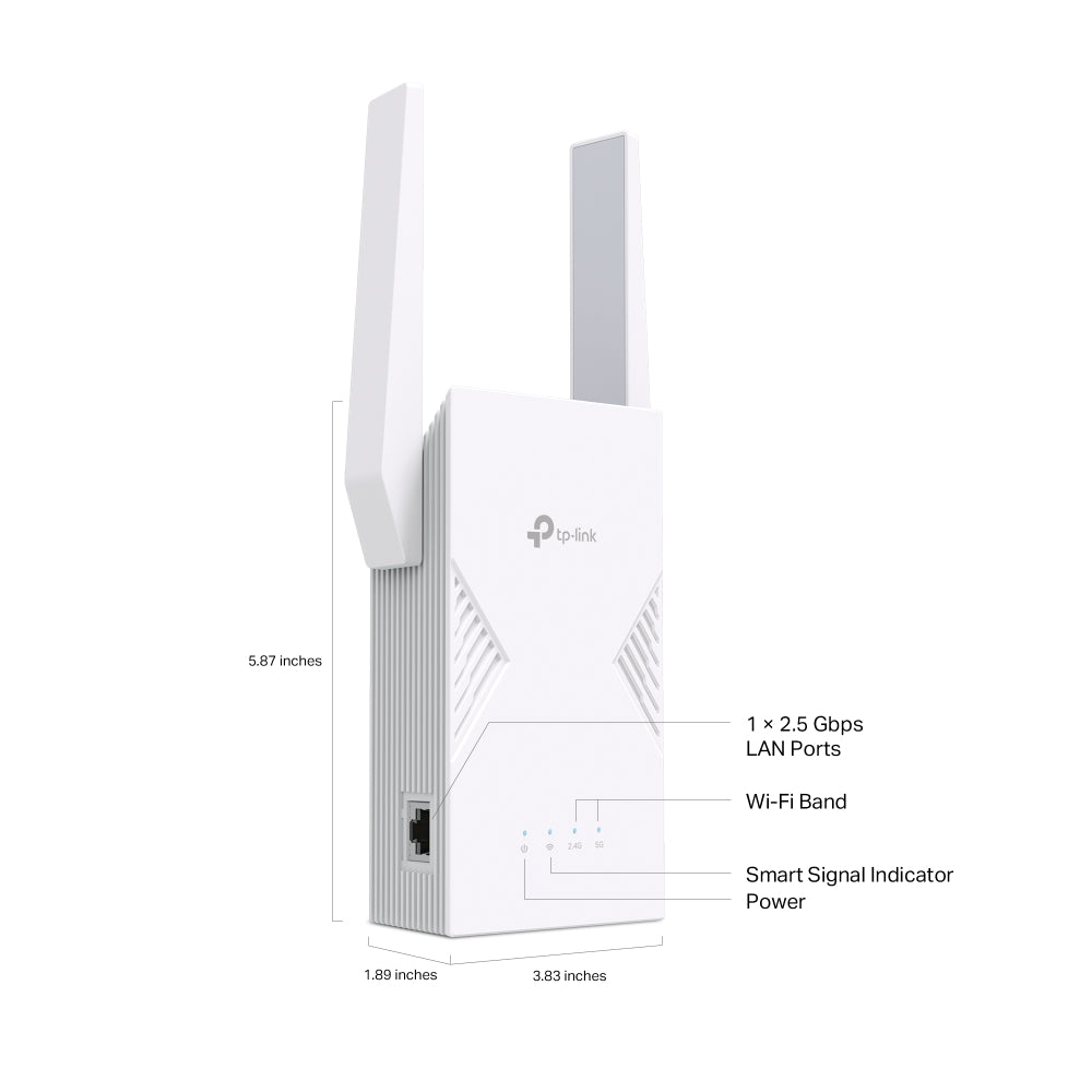 TP-Link RE235BE┃ตัวขยายสัญญาณไวไฟ 7┃ BE3600 Dual-Band Wi-Fi 7 Range Extender ┃WiFi Repeater┃