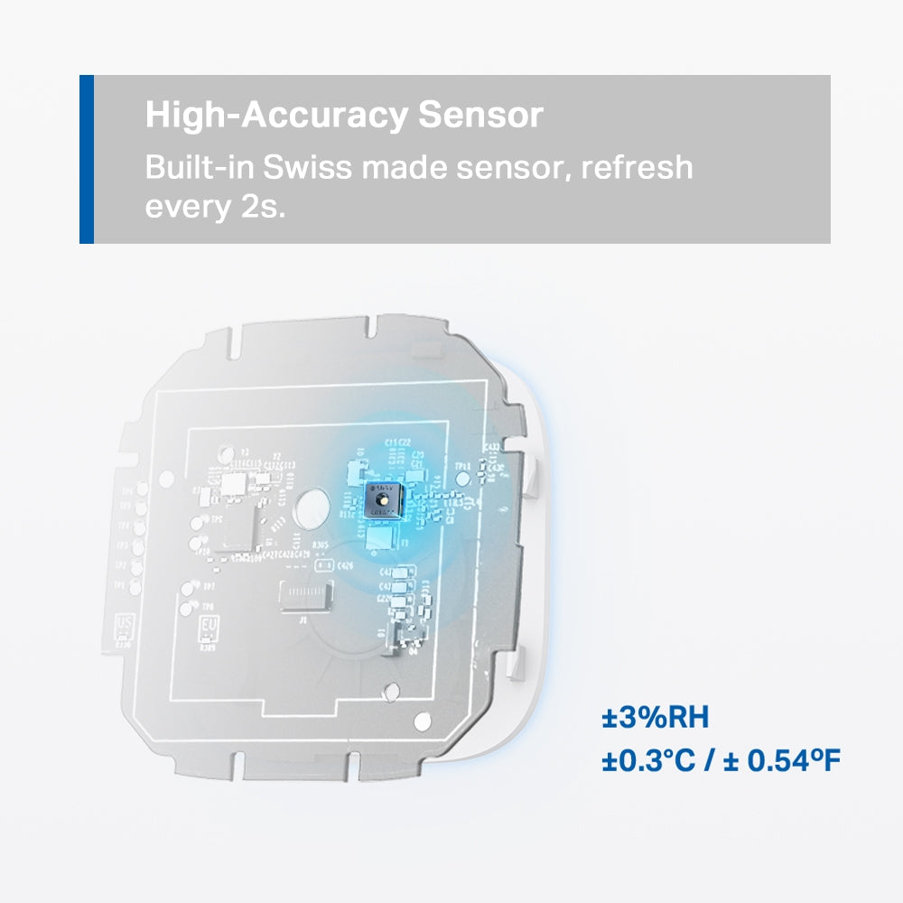 TP-Link Tapo T315 เครื่องวัดอุณหภูมิและความชื้นอัจฉริยะ จอใหญ่ E-ink 2.7 นิ้ว Smart Temperature & Humidity Monitor