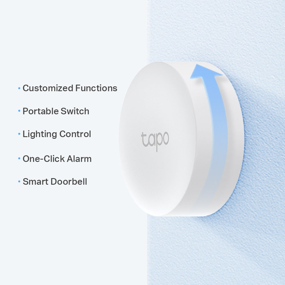 TP-Link Tapo S200B สมาร์ทปุ่มกด / Tapo S200D สวิตช์หรี่ไฟอัจฉริยะแบบพกพา ควบคุมหลอดไฟ/อุปกรณ์อิเล็กทรอนิกส์ของ Tapo เพียงปลายนิ้ว