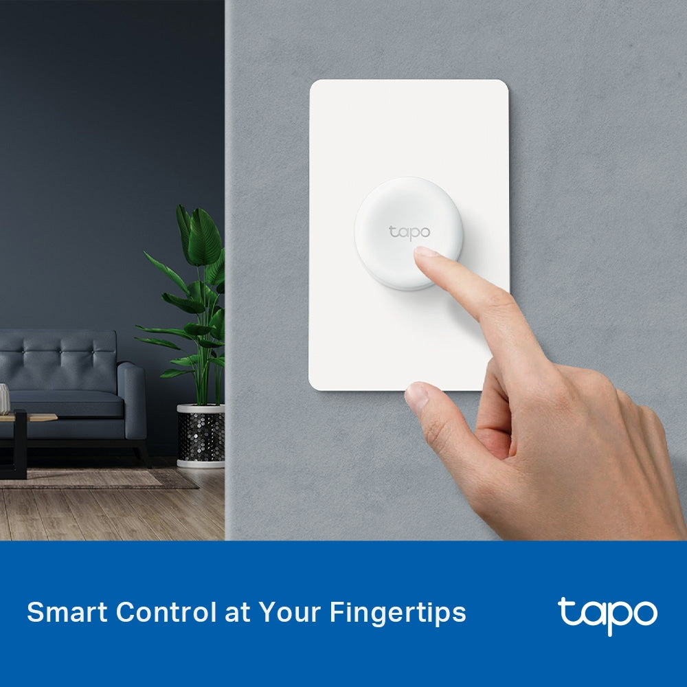TP-Link Tapo S200B สมาร์ทปุ่มกด / Tapo S200D สวิตช์หรี่ไฟอัจฉริยะแบบพกพา ควบคุมหลอดไฟ/อุปกรณ์อิเล็กทรอนิกส์ของ Tapo เพียงปลายนิ้ว