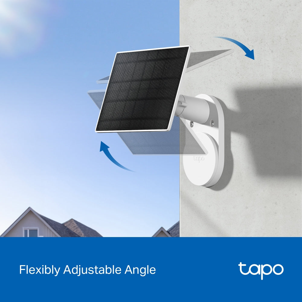 TP-Link Tapo A201 Solar Panel แผงโซลาร์เซลล์ (ไม่รวมกล้อง) IP65 กันน้ำกันฝุ่น ปรับแต่งองศาให้เข้ากับทิศทางของแดดได้
