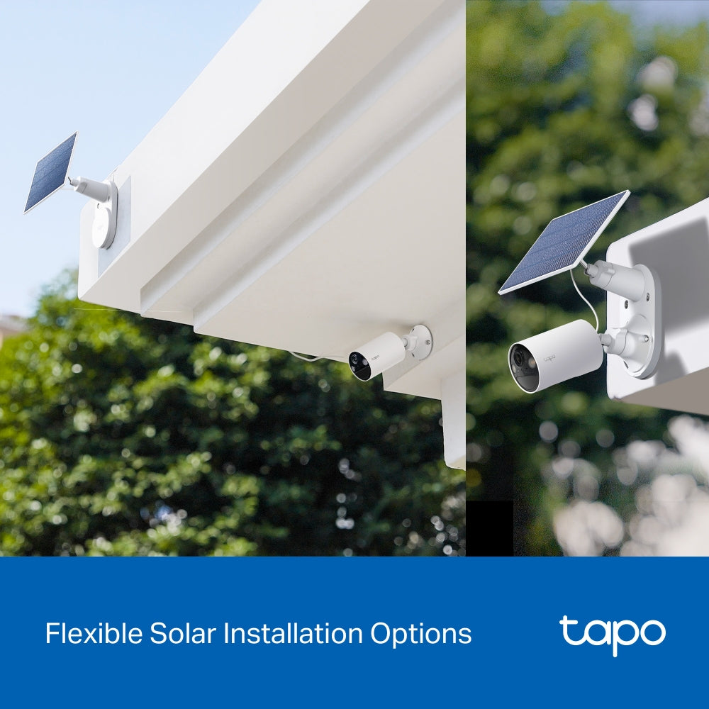 TP-Link Tapo A201 Solar Panel แผงโซลาร์เซลล์ (ไม่รวมกล้อง) IP65 กันน้ำกันฝุ่น ปรับแต่งองศาให้เข้ากับทิศทางของแดดได้