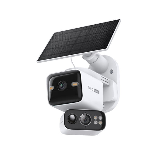 TP-Link Tapo C645D KIT ชุดกล้องวงจรปิด 2K 3MP พร้อมแผงโซลาร์ Solar-Powered Dual-Lens Pan/Tilt Security Camera Kit