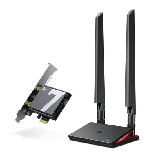 TP-Link Archer TBE550E BE9300 Wi-Fi 7 Bluetooth 5.4 PCIe Adapter สำหรับอัปเกรด PC ประกอบ ประกันแบบ Limited Lifetime