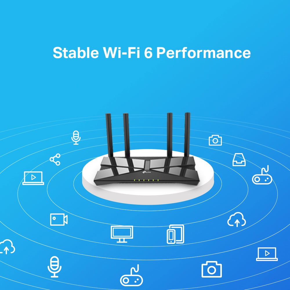 TP-Link Archer AX10 Wifi Router ที่สุดของ Wi-Fi 6 เราเตอร์ (ไม่รองรับการใส่ซิม) ความเร็วสูงสุดที่ 1500 Mbps