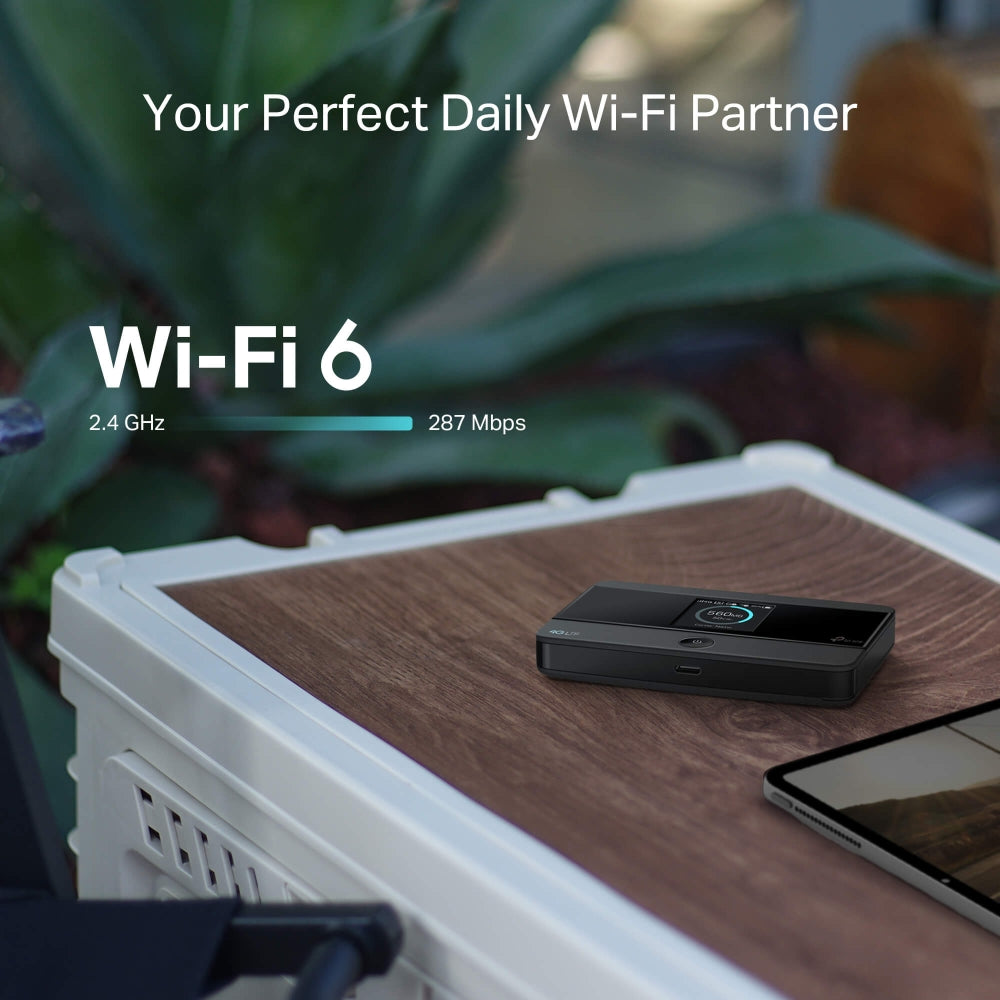 TP-Link M7350 4G Pocket WiFi Portable Everywhere, 4G LTE Supported, Screen, Router, Pocket Hotspot WiFi