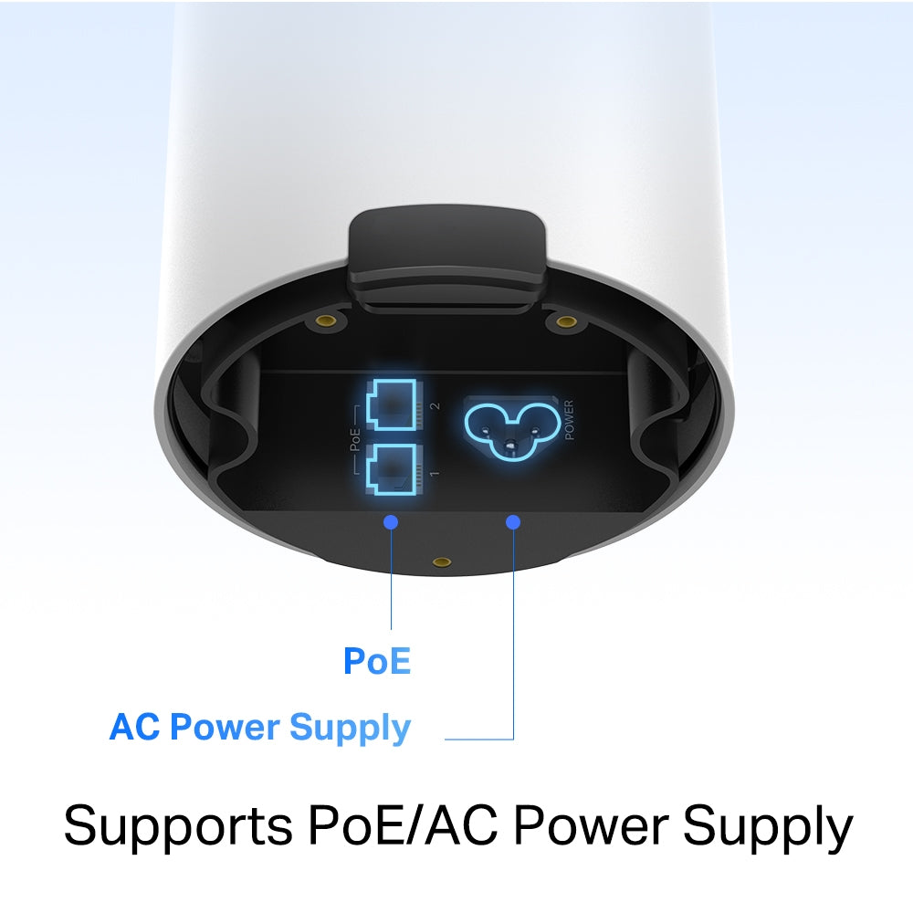 TP-Link Deco X50-Outdoor AX3000 เราเตอร์ Wi-Fi 6 สำหรับใช้ภายนอกอาคาร IP65 กันน้ำกันฝุ่น Mesh Wi-Fi 6 ใช้งานได้ทั้งภายนอก/ภายใน