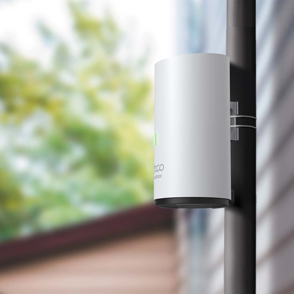 TP-Link Deco X50-Outdoor AX3000 เราเตอร์ Wi-Fi 6 สำหรับใช้ภายนอกอาคาร IP65 กันน้ำกันฝุ่น Mesh Wi-Fi 6 ใช้งานได้ทั้งภายนอก/ภายใน