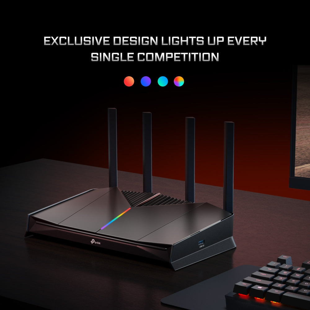 TP-Link Archer GE230 ┃WiFi 7 Gaming Router┃เราเตอร์ไวไฟ7 ┃เราเตอร์สำหรับเล่นเกม┃BE3600 Dual-Band Wi-Fi 7 Gaming Router