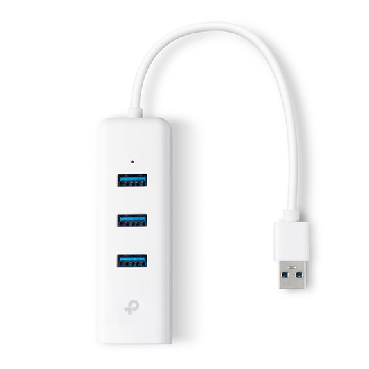 TP-Link UE330 (USB 3.0)/ UE330C (USB Type-C) ฮับ USB พร้อมพอร์ต Gigabit Ethernet แบบ Plug & Play รับประกัน 2 ปี