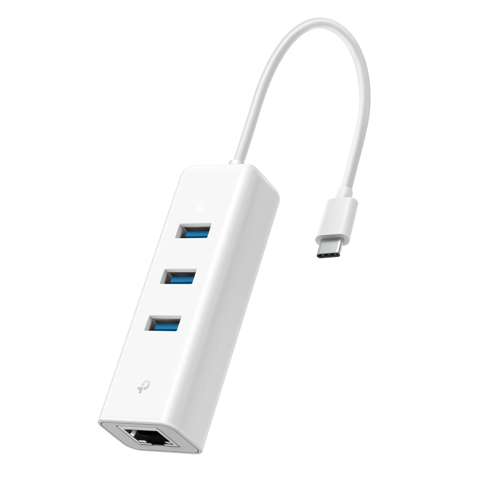 TP-Link UE330 (USB 3.0)/ UE330C (USB Type-C) ฮับ USB พร้อมพอร์ต Gigabit Ethernet แบบ Plug & Play รับประกัน 2 ปี
