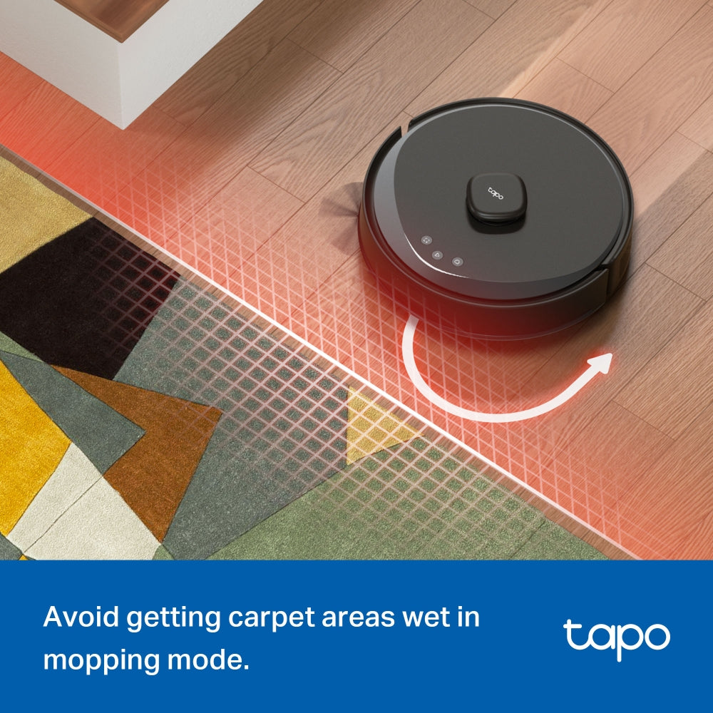 TP-Link Tapo RV30 Max Plus หุ่นยนต์ดูดฝุ่น 5300Pa Hyper Suction Robot Vacuum & Mop + Smart Auto-Empty Dock รับประกัน 1 ปี