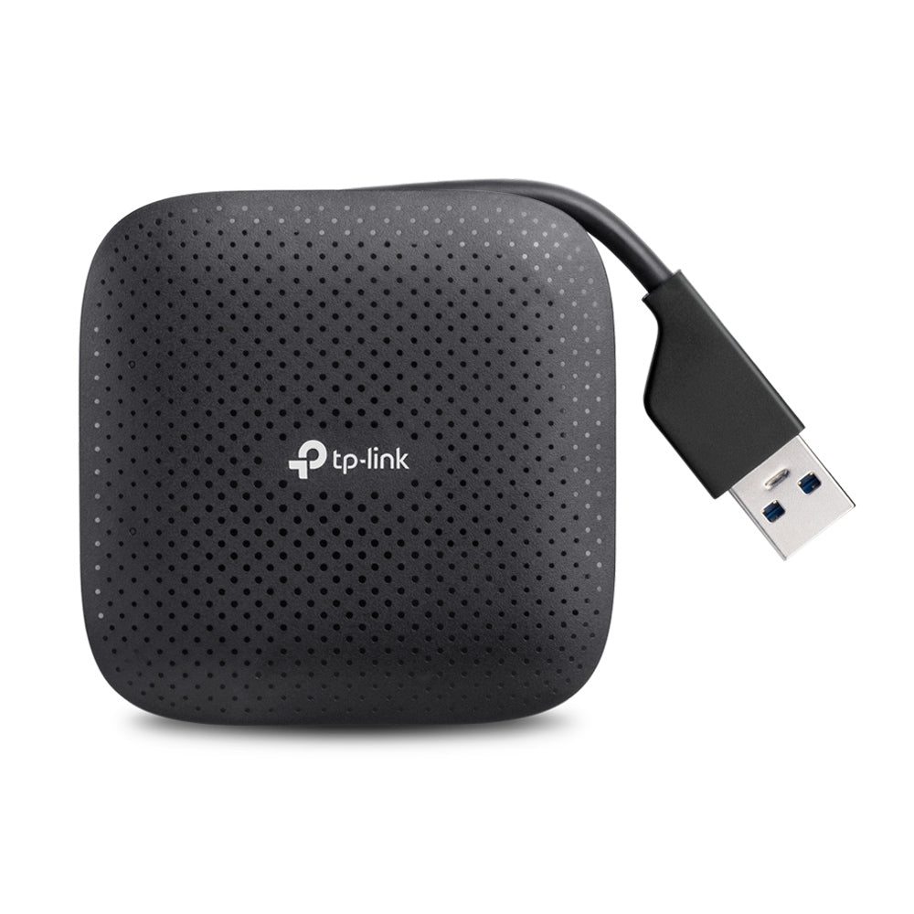 TP-Link UH400 (USB 3.0 4-Port Portable Hub) USB 3.0 ports, compact design, data transfer speeds up to 5Gbps