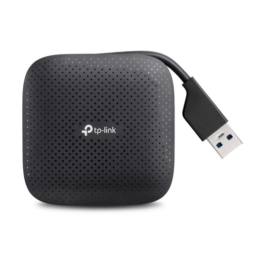 TP-Link UH400 (ฮับพอร์ต USB 3.0 แบบพกพา 4 พอร์ต) พอร์ต USB 3.0 ดีไซน์กะทัดรัด ความเร็วในการถ่ายโอนข้อมูลสูงสุด 5Gbps