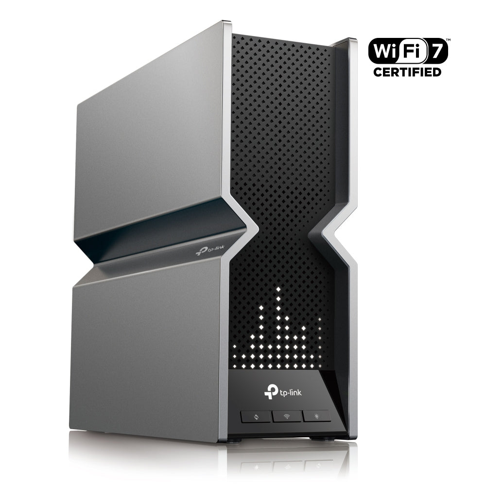 TP-Link Archer BE800 เราเตอร์ Wi-Fi 7 BE19000 Tri-Band Wi-Fi 7 Router เพลิดเพลินกับการสตรีมวิดีโอ 4K/8K และเล่นเกม AR/VR ที่เหนือกว่า