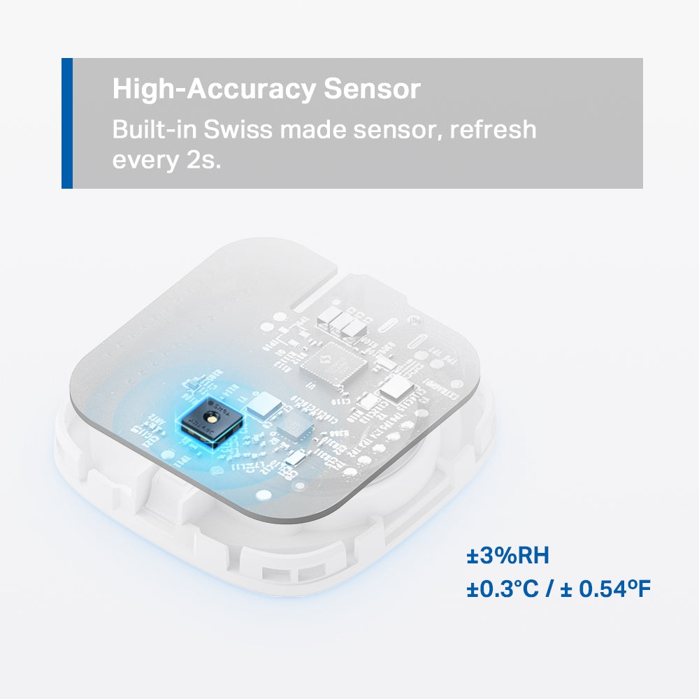 TP-Link Tapo T310 เครื่องวัดอุณหภูมิและความชื้นอัจฉริยะ Smart Temperature & Humidity Sensor แจ้งเตือนผ่าน App ประกัน2ปี