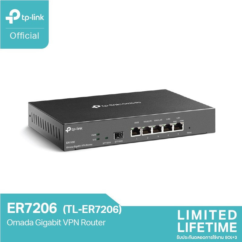 TP-Link TL-ER7206 Omada กิกะบิต VPN เราเตอร์