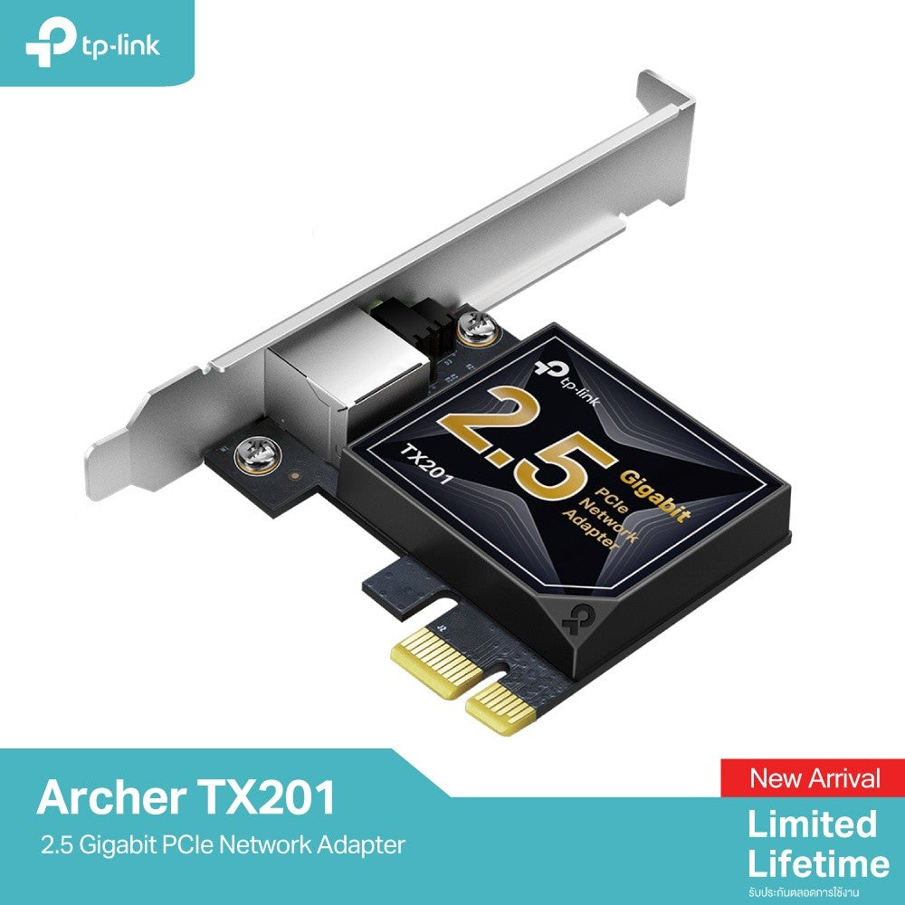 TP-Link Archer TX201 2.5 Gigabit PCIe Network Adapter สินค้าใหม่! WiFi 6 อะแดปเตอร์สำหรับคอมพิวเตอร์ 2.5G